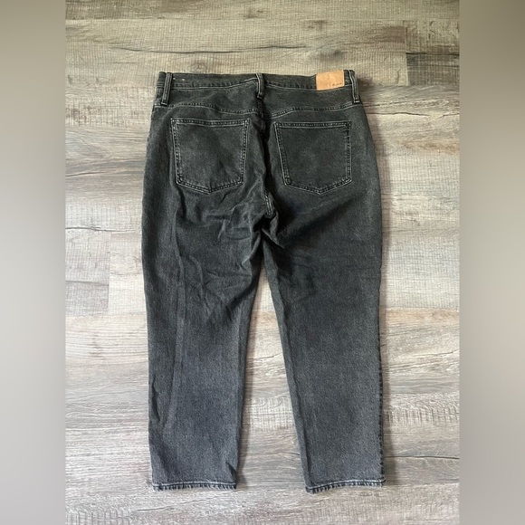 Madewell The Petite Perfect Vintage Jean Lunar Wash 33 Petite Faded Black Cotton - Picture 8 of 8